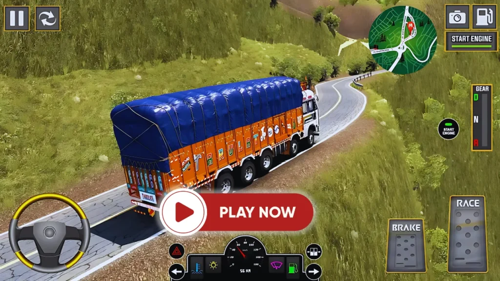 Experience the Thrill of Driving with 3D Indian Truck Game